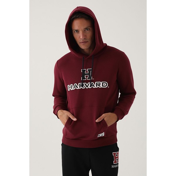 Erkek Sweatshirt HARVARD Eşofman Üst Sweatshirt Ürün Kodu: L1651-K.KIZIL KA